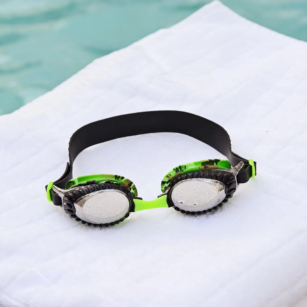 Bling2o - terenowe pojazdy chłopięce okulary pływackie (zielone)
